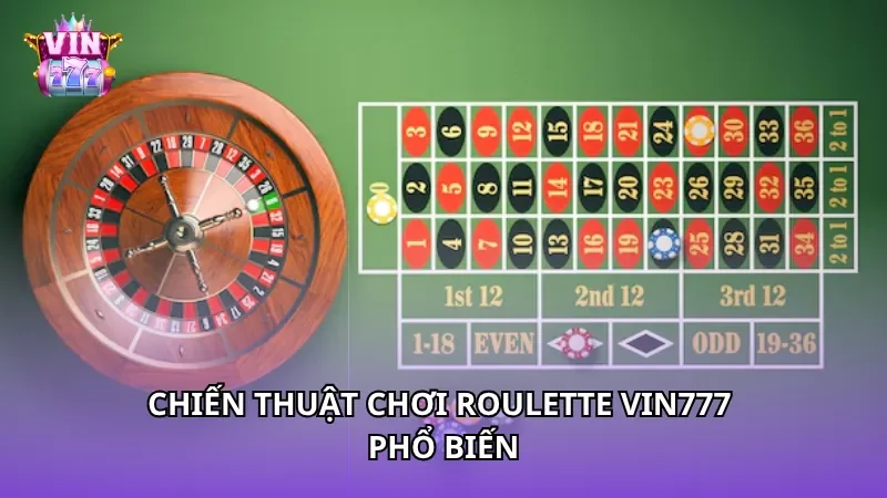 Chiến thuật chơi Roulette Vin777 phổ biến
