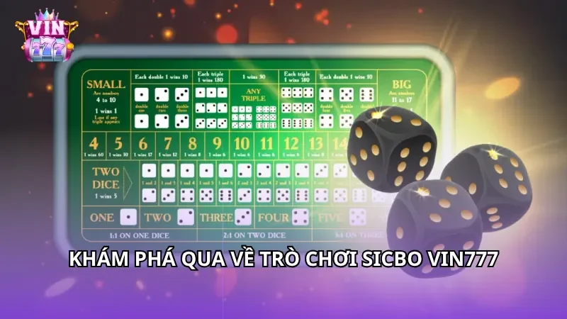Khám phá qua về trò chơi Sicbo Vin777